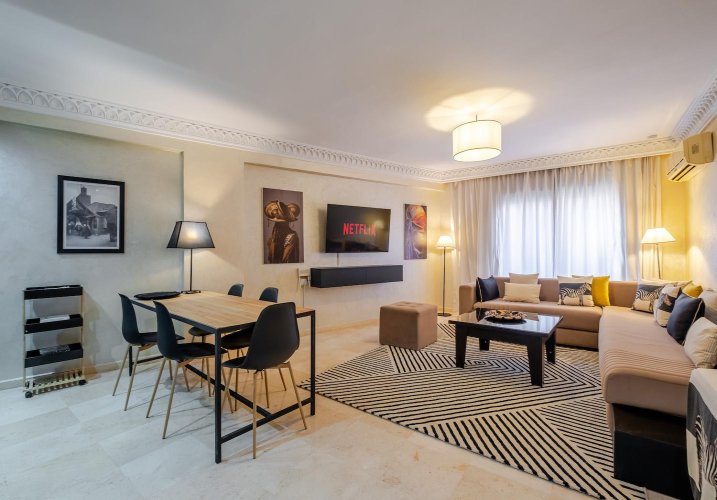 Furnished 2-bedroom apartment in Guéliz - Guéliz - Marrakech - 1